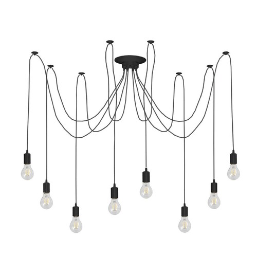 Lampadario nero sospensione - lampadario,