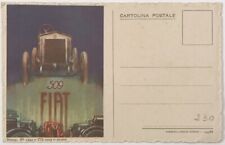FIAT 509 AUTO TORINO CARTOLINA