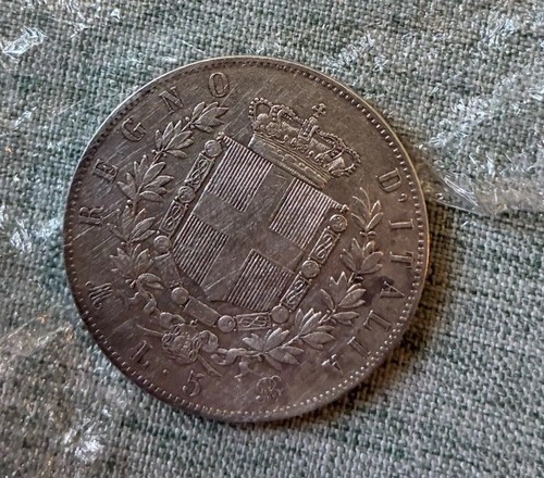 Moneta scudone regno - moneta, d'italia