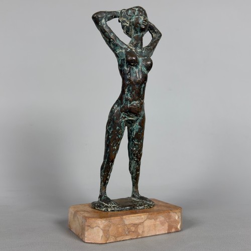 Scultura bronzo donna bagno - donna,