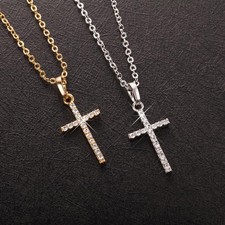 Collana Croce Oro Uomo Donna