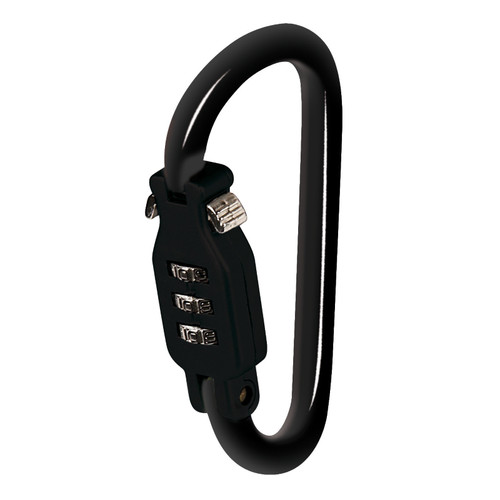 Black anti theft - black, carabiner