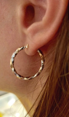 Orecchini oro ct - in, 18
