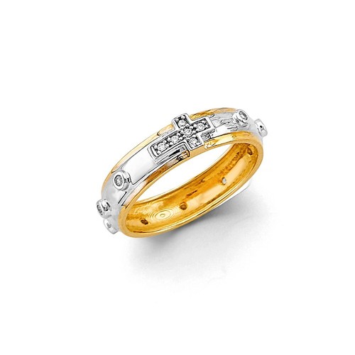 Fascia rosario donna oro kt - fascia,