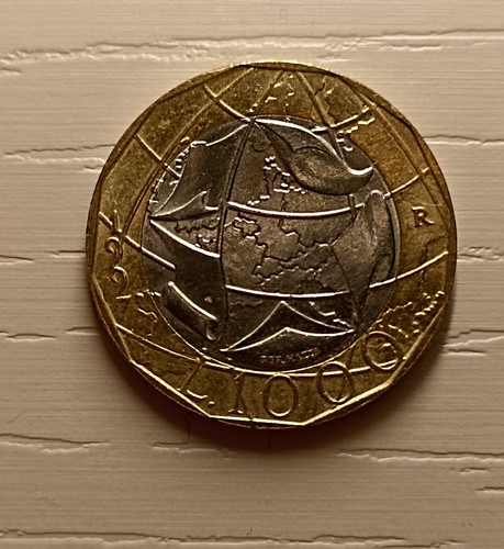 Coppia monete mille lire - coppia,