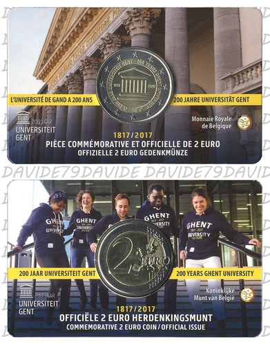 Euro commemorativo belgio - 2,