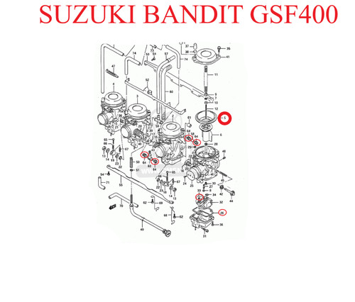 Kit carburatore bandit - kit,