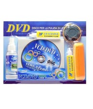 Kit Pulizia Universale Per Laser Lente Del Lettore Cd Dvd Vcd Lens Cleaner Pc