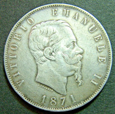 5 Lire silver King Vittorio
