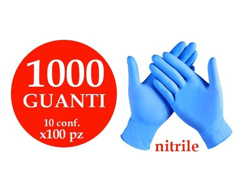 1000 guanti nitrile - 1000,