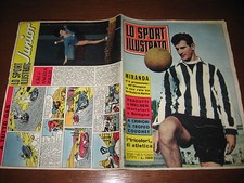 LO SPORT ILLUSTRATO GAZZETTA 1962/42 MIRANDA JUVENTUS ROMA INTER MASSEI JORGE 