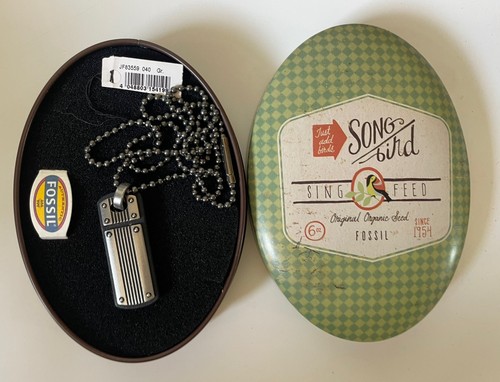 Nuova collana fossil uomo - nuova,