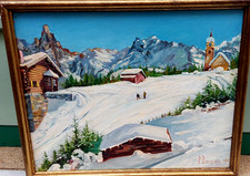 PITTORE BARGIGLI   'SCIANDO IN