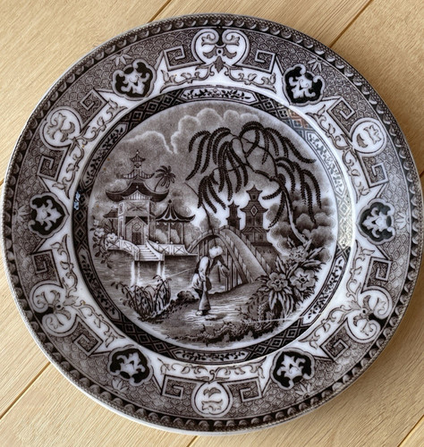Ancienne assiette parlante - assiette,