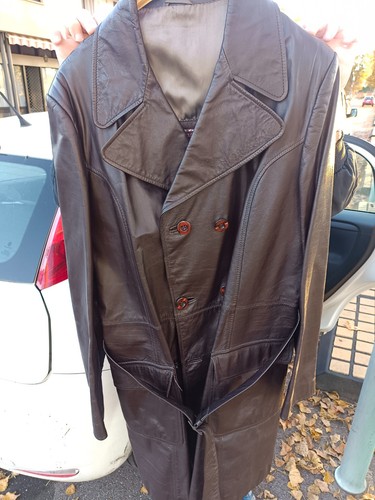 Vecchio cappotto pelle uomo - in,