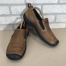 Mocassino Keen Verona donna 8,5 pelle marrone slip on passeggio comodo 5364-CIGR
