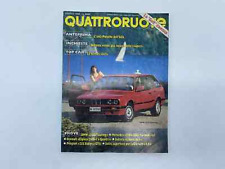 RIVISTA QUATTRORUOTE ANNATA 1988 AGOSTO - GIORNALE LIBRO