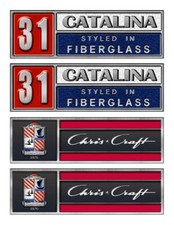 Four Adesivi Targa Nome