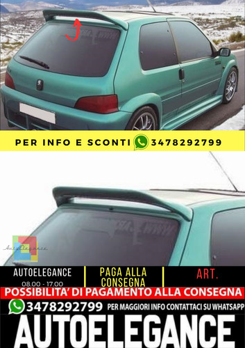 Spoiler posteriore adatto per - posteriore,