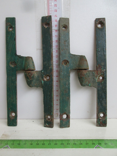 Coppia vecchi antichi cardini - vecchi,