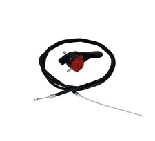 MANETTINO ACCELERATORE CON PULSANTE DI MASSA ON/OFF MOTOZAPPA CON CAVO GAS