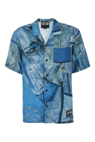 Camicia uomo azzurro - camicia, versace