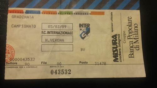 Biglietto inter verona - biglietto,