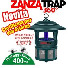 ZANZATRAP 360° CFG H040 ZANZARE PAPPATACI INSETTI UV ESTERNO + 1 LAMPADA OMAGGIO
