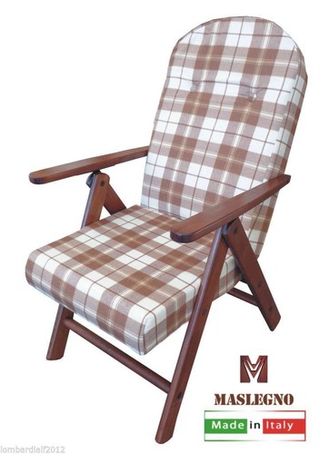 Poltrona sdraio legno - sdraio,