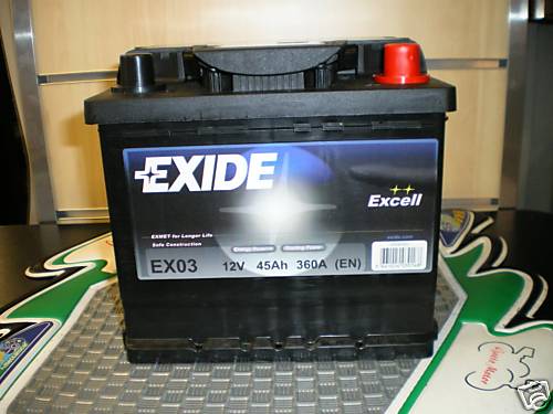 Batteria auto exide excell - exide, 12v