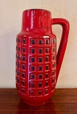 Vaso ceramica Scheurich n. 409 51 brutalista West Germany 1970 ca