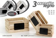 3 CASSETTE PORTA OGGETTI