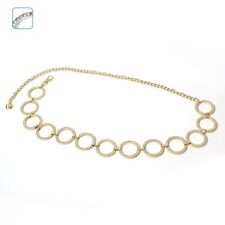 Cintura gioiello con cerchi in