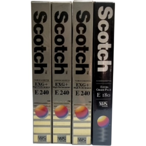 Scotch vhs videocassette - vhs,