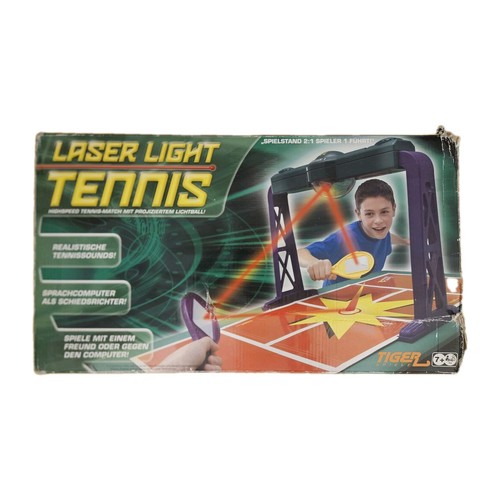 Laser light tennis match - light,