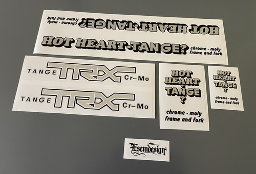Tange hot heart bmx - bmx, decal