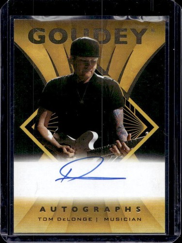 Tom delonge card auto blink - delonge, on