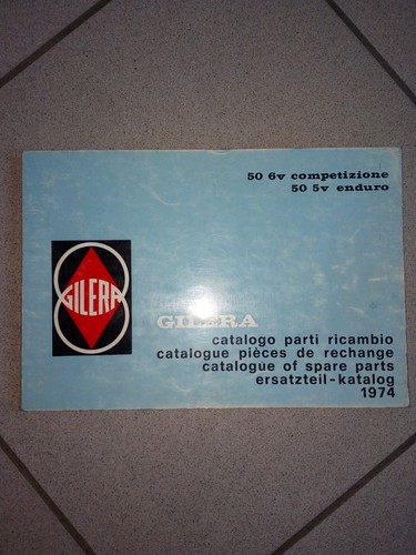 Catalogo ricambi gilera - gilera, 6v
