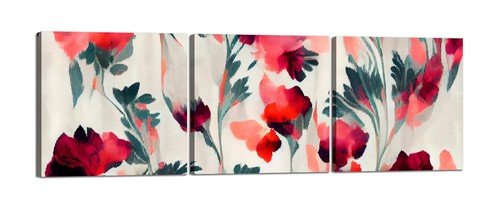 Fiori astratti rossi - fiori, e
