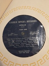 LP - Otello - Verdi - Unique