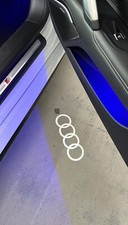 2 Luci Sottoporta  Audi a LED "Anelli AUDI" Plug & Play A3/5/6/7 TT Q3