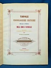 Mozzoni, Tavole cronologiche critiche della storia della Chiesa. I° secolo + Vol