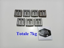 7 Piombi zavorra sub da 1 kg  - Totale 7kg