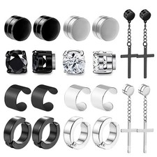 Orecchini finti unisex non