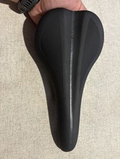 Giant MTB Bike Saddle, 11.25 Inches, Black Road Comfort Hybrid Saddle