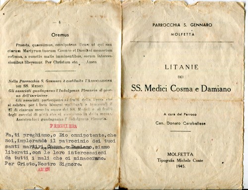 Litanie dei medici - litanie, ss.