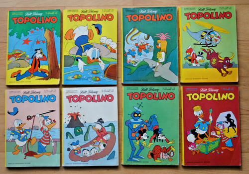 Lotto topolino annata - lotto, 1967