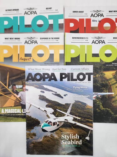 Aopa pilot magazine lot 5 - lot, of