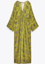 ZARA TUNICA VERDE ABITO