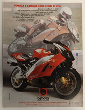 ADVERTISING PUBBLICITA' BIMOTA SB6R POTENZA E ARMONIA COME SCELTA DI VITA